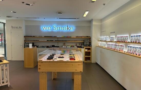 Photo de l'intérieur du magasin WeSmoke